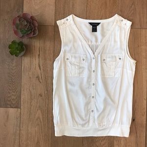 WHBM silk top
